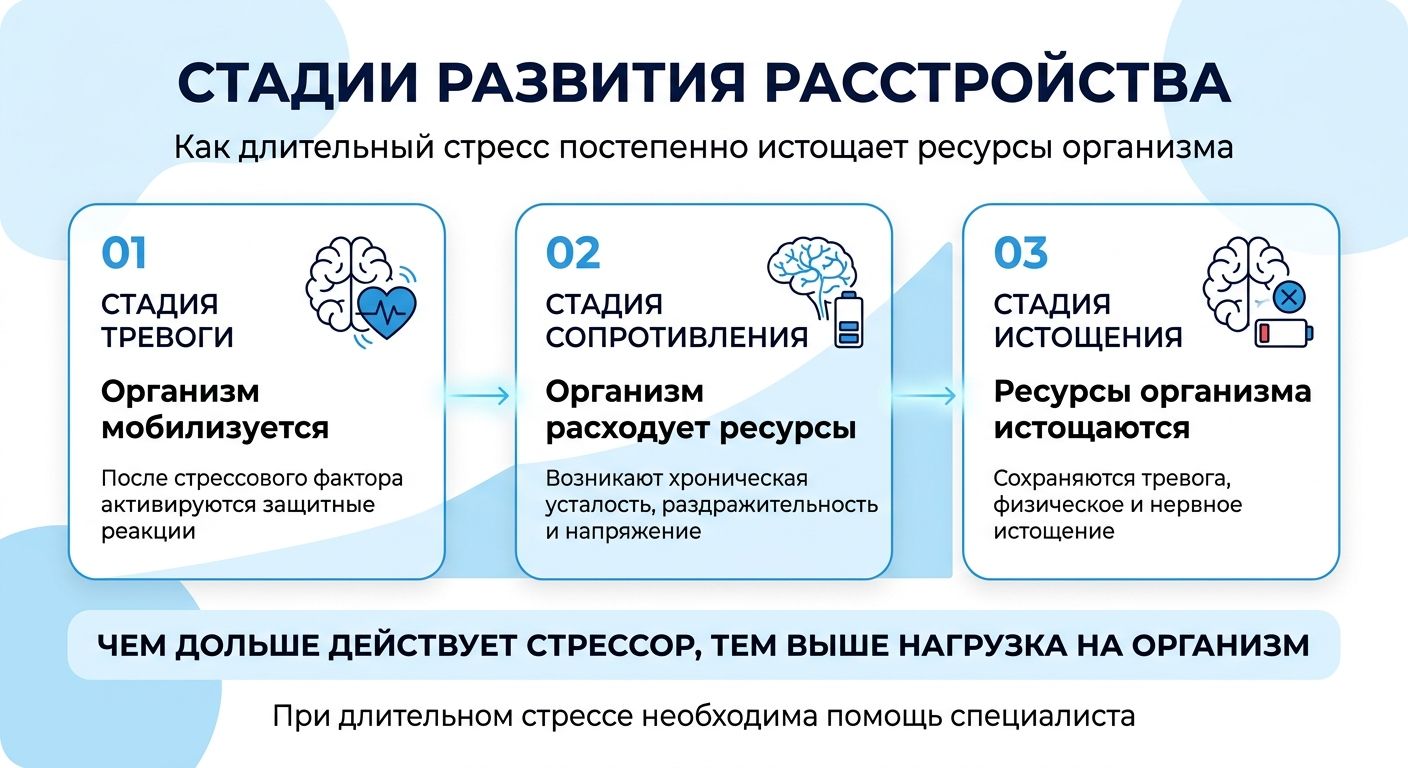 Лечение стресса в Североморске инфографика